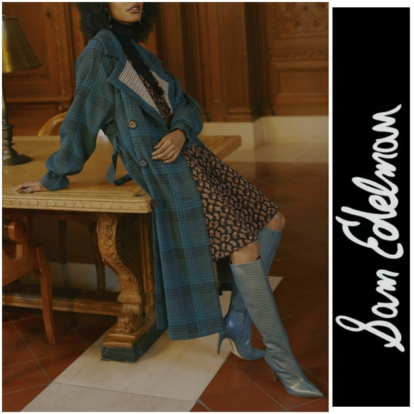 Sexy Chic Sam Edelman Snake Embossed Leather Boots - Picture 11 of 11